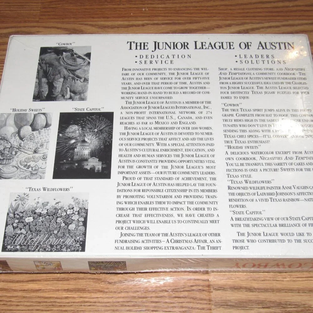 “COWBOY” Jigsaw Puzzle (550 Pieces) Finished size 18” x 24” ~SEALED - Picture 2 of 2